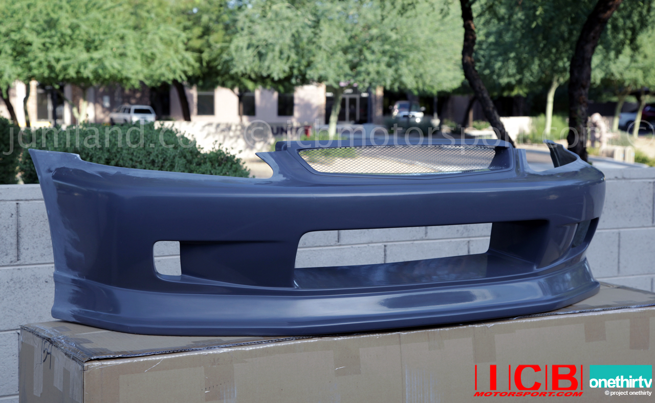 JDM Honda Civic EK9 Kouki (99-00) Front Bumper Grille - OEM Style For EK/EK4/Type R CTR