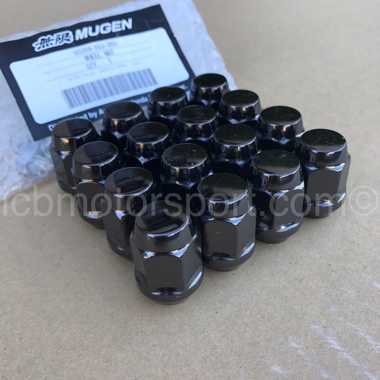 Black Wheel Nuts & Locks Kit (16+4) 12x1.5 For Mazda MX-5 Mk3 (2005-2015)