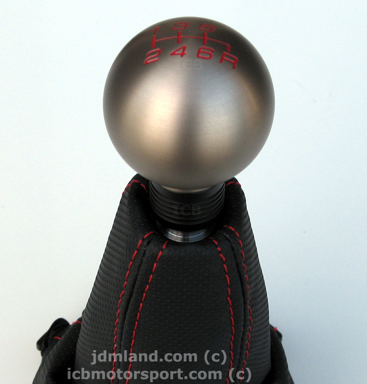 Black Red R1 6 spd gear knob for Honda S2000 Civic NSX CRV typeR Si FD2 FN2